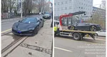 Un șofer a parcat un Ferrari SF90 Stradale pe linia de tramvai, lângă Piața Victoriei. Amenda nu valorează nici cât o oglindă a bolidului de lux de peste 500.000 de euro