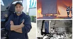 Un șofer de TIR a trimis un mesaj de adio familiei, după ce a crezut că va muri în timpul unui incendiu: „Nu mai ies viu de aici”