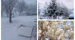VIDEO Vreme de Crăciun în weekendul de Paşte, temperaturile ajung la -5 grade Celsius şi ninge ca-n poveşti. Ce arată „indicele de împrimăvărare” al ANM