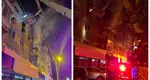 VIDEO Incendiu puternic la un bloc din Oradea! Trei oameni au ajuns la spital după ce o lumânare a fost uitată aprinsă