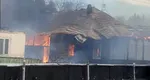 Incendiu devastator în Vrancea. 11 case de lemn s-au făcut scrum la Soveja FOTO şi VIDEO