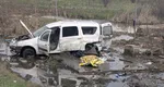 UPDATE Accident grav pe A2, după ce o mașină a zburat de pe carosabil. O persoană a murit, iar alte două sunt rănite și primesc îngrijiri la fața locului