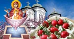 Calendar ortodox 17 aprilie 2026. Izvorul Tămăduirii, sărbătoare cu cruce roșie închinată Maicii Domnului. Apa sfințită în această zi are puteri miraculoase