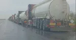 Nu e criză de carburanți?! Cozi kilometrice de cisterne la poarta rafinăriei Petromidia, deși guvernul anunța că în România sunt doar probleme punctuale