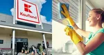 Kaufland angajează personal curățenie, însă numai cu liceu terminat. Ce salarii oferă supermarketul preferat de români