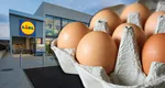 Cât costă un ou în magazinele Lidl România, cu o săptămână înainte de Paște