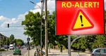 Mesajele RO-Alert, afișate pe panourile digitale din România. Proiectul a fost implementat în 18 orașe