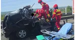 Trafic blocat pe autostrada A 1 după un accident în care au fost implicate un camion şi un autoturism