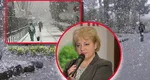 Iarna se întoarce de marţi! Florinela Georgescu: „Vom avea lapoviţă şi ninsoare nu doar la munte. Ninsorile vor face ca stratul nou depus să fie de 10-15 cm!”