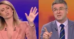 Circ și amenințări cu procese la Antena 3. Jurnalista Cătălina Porumbel, pusă într-o situație incomodă de ministrul Economiei, Irineu Darău: „Domnule ministru, aberați! O să vă dau în judecată!”