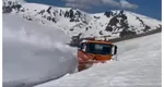 Nu este AI, imagini incredibile pe Transalpina. Maşinile de intervenţie abia se văd din stratul de zăpadă