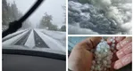 S-a întors iarna, ninge viscolit în multe zone. ANM anunţă fenomene extreme în orele următoare VIDEO