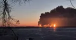Un atac cu drone ucrainene a provocat un incendiu la terminalul petrolier din Novorossiisk