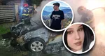 Ei sunt tinerii care au murit în urma accidentului din Vrancea. Alex și Miruna nu au mai putut ieși din mașina cuprinsă de flăcări