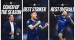 Cristi Chivu a fost desemnat cel mai bun antrenor al sezonului din Serie A. Cel mai bun fotbalist este tot de la Inter