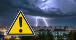 ANM a emis COD GALBEN de furtuni și ploi torențiale care lovesc jumătate din țară până duminică dimineață. Meteorologii anunță descărcări electrice, grindină și cantități mari de apă în 17 județe