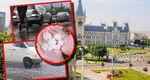 VIDEO A fost potopul lui Noe la Iași! Furtună, grindină cât nuca, străzi inundate, copaci căzuți peste mașini!