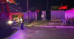 Incendiu devastator în Brăila. O casă a ars, un bărbat a murit și două femei au ajuns la spital