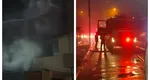 Incendiu puternic în București. Mai multe case au fost mistuite de flăcări, a fost emis RO-ALERT