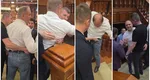 Scandal în Parlamentul din Republica Moldova. Primarul Chișinăului a fost luat cu forța de la tribună și scos din sală