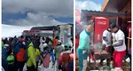 VIDEO Românii, la munte și la mare de 1 Mai. Pârtii arhipline în Sinaia! Cât costă o porție de mici la Cota 2000