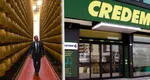 Parmezanul, folosit ca garanție pentru credite la o bancă din Italia. În „seif” se află 500.000 de roți de brânză