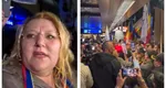 VIDEO Diana Șoșoacă, primită ca un star pop de fanii săi la aeroportul Otopeni, după ridicarea imunității. ”Vor să mă ducă la casa de nebuni”