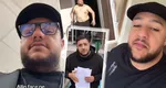 VIDEO Tiktokerul Alin Borcan, susținător al lui Călin Georgescu, ridicat de mascați după ce s-a dat drept Piedone și a efectuat controale în numele ANPC. Ce au găsit anchetatorii în locuința lui