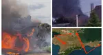„Fantomele” lui Zelenski lovesc logistica militară rusă. Imagini cu atacurile asupra depozitelor de combustibil în timp ce Kievul este atacat cu rachete balistice