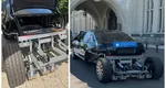 Un inventator vasluian a creat mașina care „imită mersul pe jos”. Autovehiculul ar putea atinge 330 km/oră într-o secundă