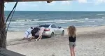 VIDEO A parcat pe plajă la Vadu. Gestul îl va costa 20.000 de lei