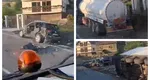 Accident cumplit pe DN1, în Bihor. Un TIR a intrat pe contrasens și a lovit alte două mașini și un alt camion, o persoană a murit pe loc