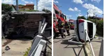 Accident cumplit în Prahova. Un tânăr de 25 de ani a murit după ce s-a răsturnat cu mașina