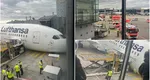 Panică pe aeroport. Avion prăbușit în dreptul porții de îmbarcare, sunt victime