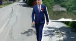 „Realizările” lui Marcel Ciolacu de la preluarea șefiei CJ Buzău. Un drum județean și o casă sunt amenințate de alunecările de teren, dar autoritățile se fac că plouă