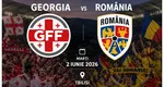 LIVE ANTENA 1 Georgia – România (ora 20:00) ONLINE VIDEO. Surprize în primul 11 la revenirea lui Gică Hagi