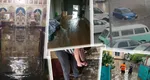 Furtunile și grindina au făcut prăpăd în mai multe județe. Zeci de locuințe, sedii de instituții și o biserică au fost inundate