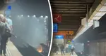 Incendiu în stația de metrou Piața Iancului. Toate persoanele aflate pe peron au fost evacuate, circulația a fost întreruptă