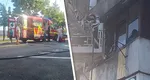 Incendiu puternic într-un bloc din Mehedinți. Un bărbat a murit, iar alte 15 persoane au fost evacuate de urgență