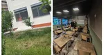 Incendiu la o școală din Oradea. O clasă a fost cuprinsă de flăcări, pompierii au intervenit de urgență