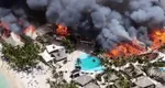 Vacanţă cu final tragic pentru mai mulţi turişti. O femeie a murit și 1700 de persoane au fost evacuate după un incendiu la un complex hotelier