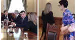 Moment neobișnuit la Palatul Cotroceni, în timpul consultărilor. Delegația AUR, ridicată de la masă de Delia Dinu. Ce s-a întâmplat înainte de venirea președintelui, imagini virale