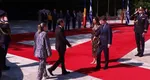 Ce ținută a purtat Mirabela Grădinaru la Cotroceni cu ocazia vizitei președintele statului Israel, Isaac Herzog