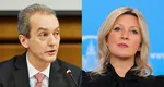 Ambasadorul României la Moscova, convocat la MAE rus. Maria Zaharova: „Va fi informat despre măsurile de represalii pentru închiderea Consulatului General al Rusiei la Constanţa”
