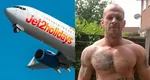 Un bărbat de 35 de ani a murit în urma unui scandal în avion. A fost imobilizat pe parcursul zborului, iar polițiștii l-au găsit deja decedat