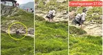 VIDEO Tătic viral după ce și-a cărat bebelușul, cu tot cu căruț, prin hârtoapele de la Transfăgărășan! ”Ăsta ar fi al meu dacă am merge pe munte!”