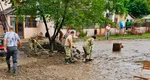 Zeci de militari intervin la Bușteni după viitura care a ”măturat” Valea Prahovei