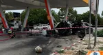 Accident grav în Dolj. Două mașini s-au ciocnit violent și au fost proiectate într-o benzinărie, unul dintre șoferi a ajuns la spital VIDEO