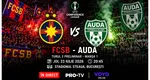 Live FCSB – Auda ONLINE VIDEO în Conference League. Surprize în primul 11 al lui Gigi Becali, unde vezi meciul în direct la TV