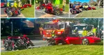 Cum a scăpat cu viață șoferul unui Ferrari de aproape jumătate de milion de euro, după ce mașina s-a rupt în bucăți într-un accident